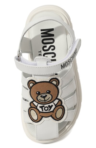 Кожаные сандалии MOSCHINO, арт. 77398/VAR03/28-35, фото 4