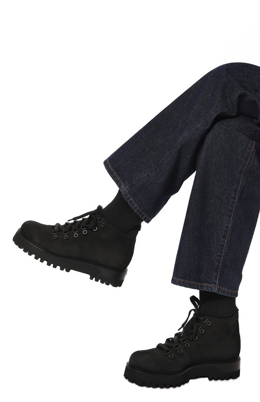 Замшевые ботинки St. Moritz Le Silla 7506R040M1PPP0W Чёрный  7506R040M1PPP0W Фото 2