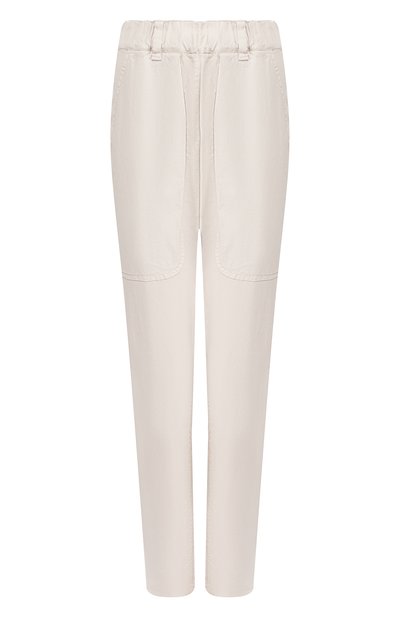 Женские хлопковые брюки BRUNELLO CUCINELLI, арт. MA081P5509