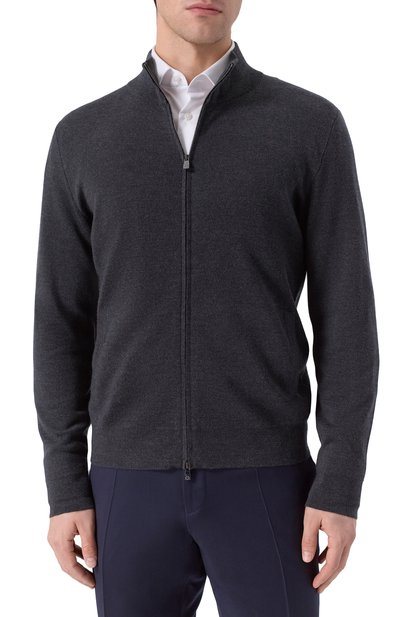 Шерстяной кардиган CORNELIANI, арт. 26M585-2625121, фото 3