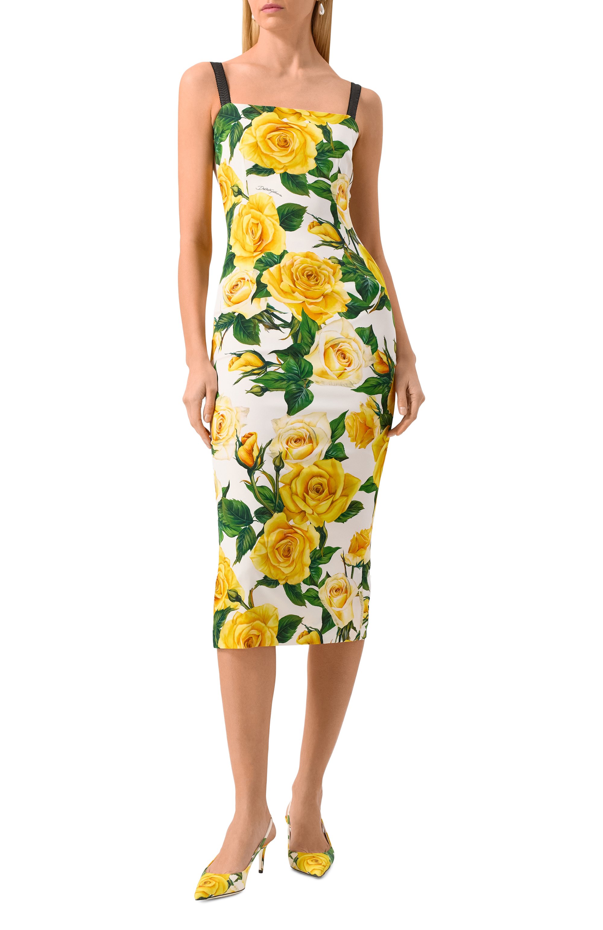 Шелковое платье DOLCE & GABBANA, арт. F6AWJT/FSA4Q, фото 3