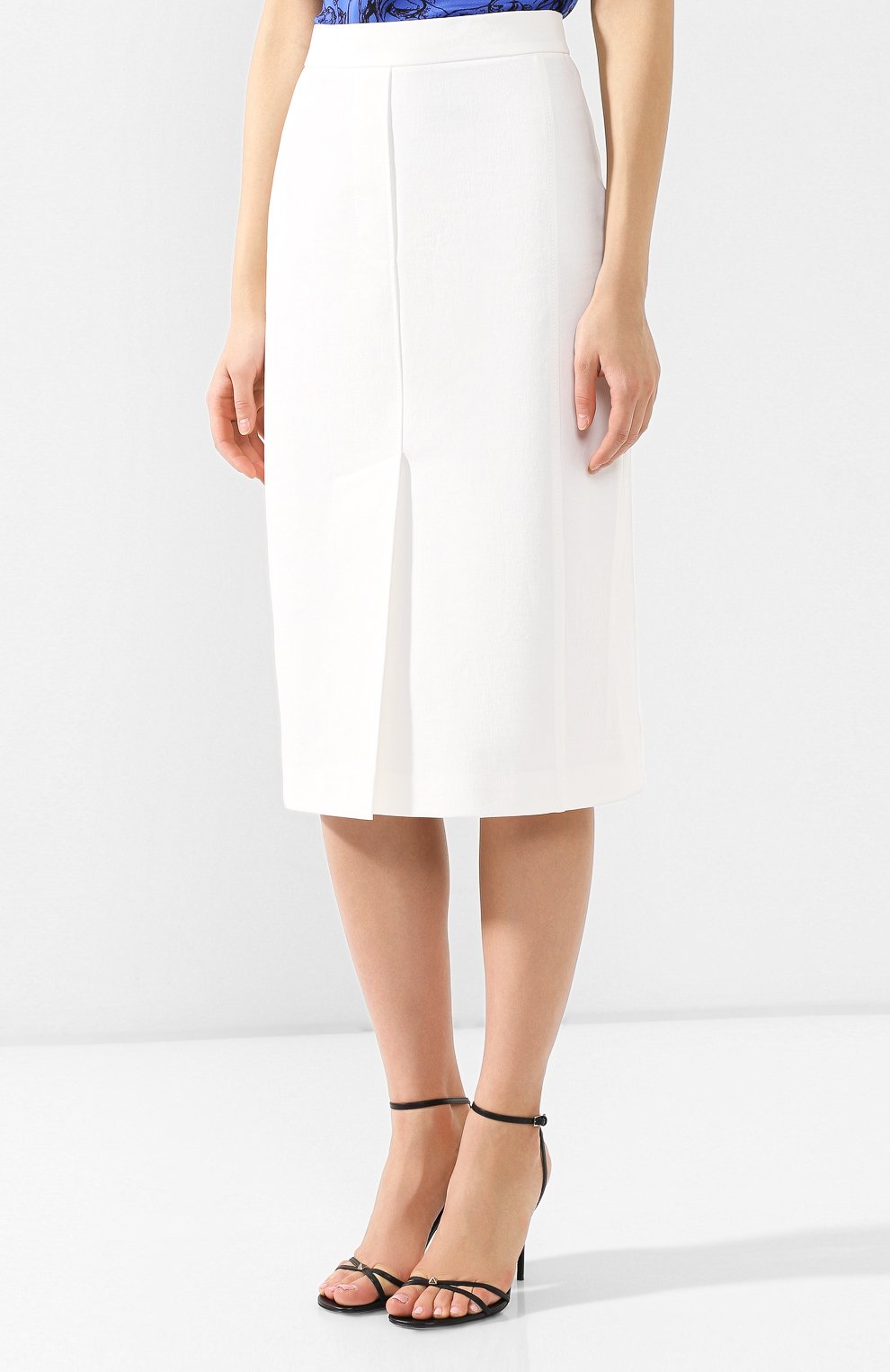 Хлопковая юбка CHAPURIN кремового цвета по цене 29200 руб., арт. 9P88-17065, фото 3 Хлопковая юбка CHAPURIN, арт. 9P88-17065, фото 3