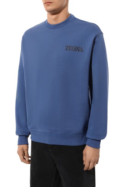 Хлопковый свитшот ZEGNA, арт. UD522A7/D872, фото 3
