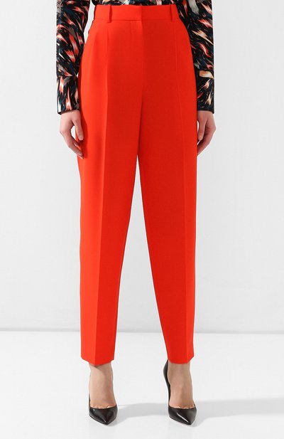 Шерстяные брюки GIVENCHY красного цвета по цене 89950 руб., арт. BW509P11F7, фото 3 Шерстяные брюки GIVENCHY, арт. BW509P11F7, фото 3