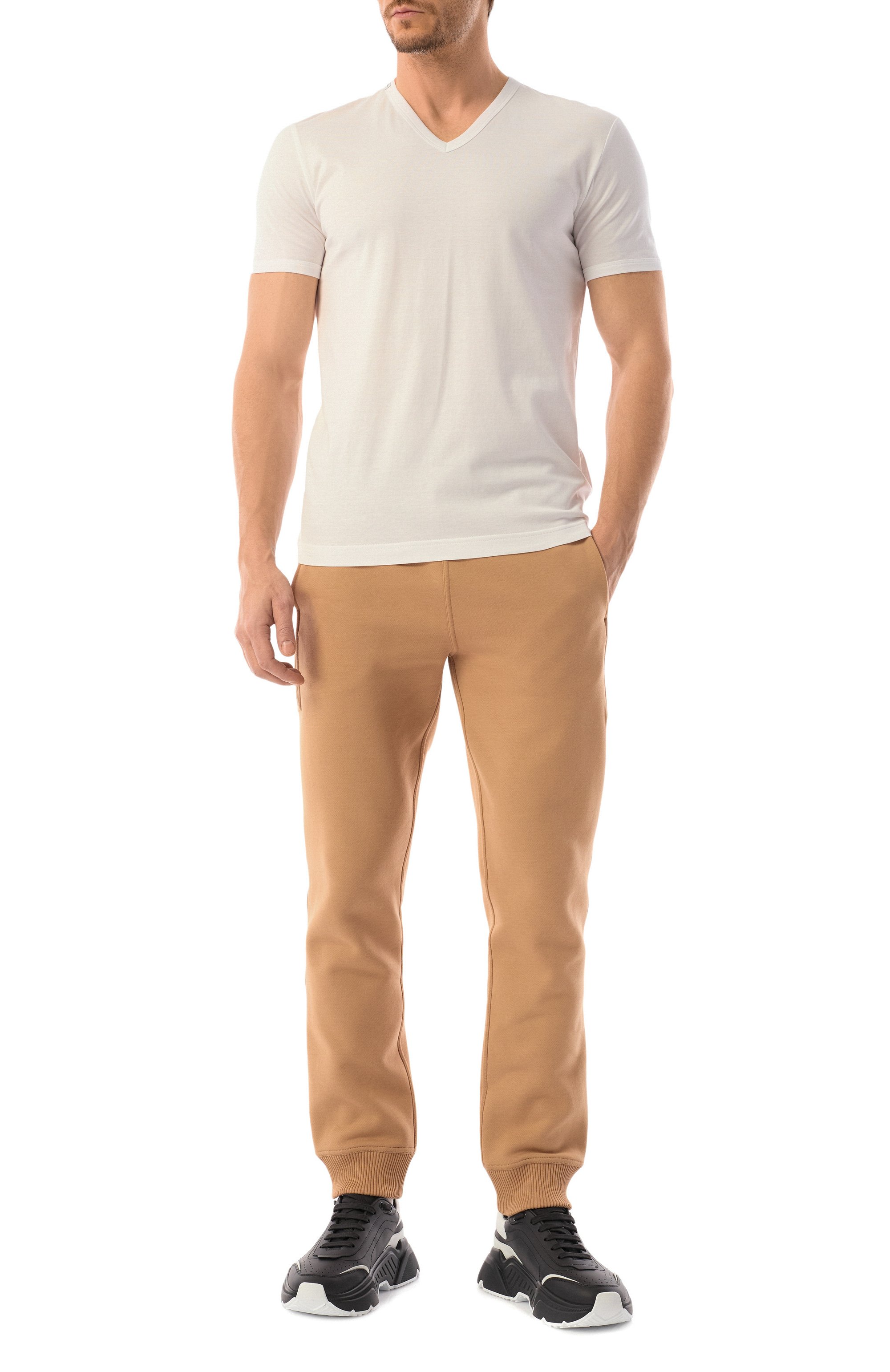 Хлопковые джоггеры BURBERRY, арт. 8045014, фото 2