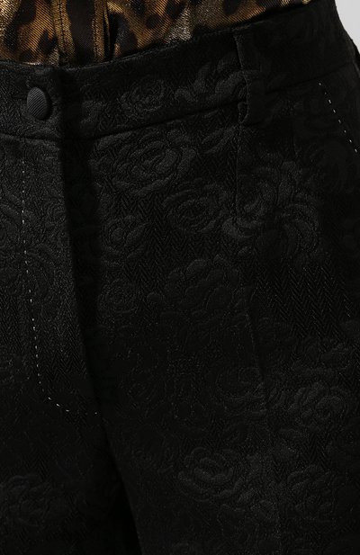 Брюки DOLCE & GABBANA черного цвета по цене 99500 руб., арт. FTBM0T/FJRCP, фото 5 Брюки DOLCE & GABBANA, арт. FTBM0T/FJRCP, фото 5