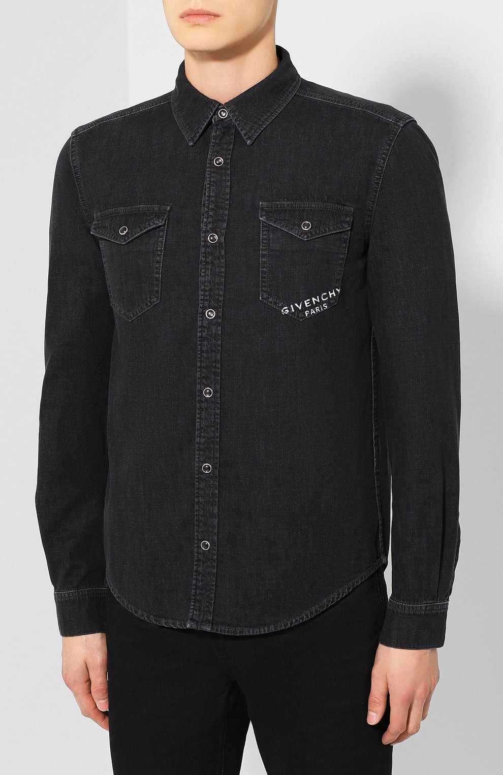 Джинсовая рубашка GIVENCHY, арт. BM60DR50BH, фото 3