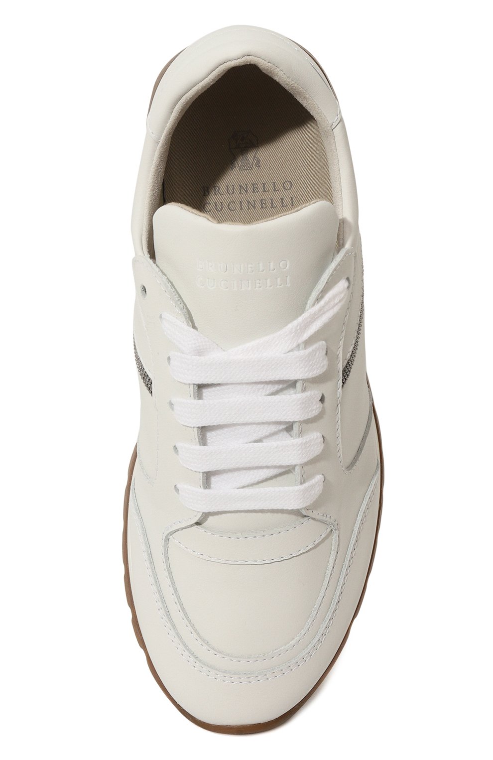 Кожаные кроссовки BRUNELLO CUCINELLI, арт. BZGS0ZG241, фото 4