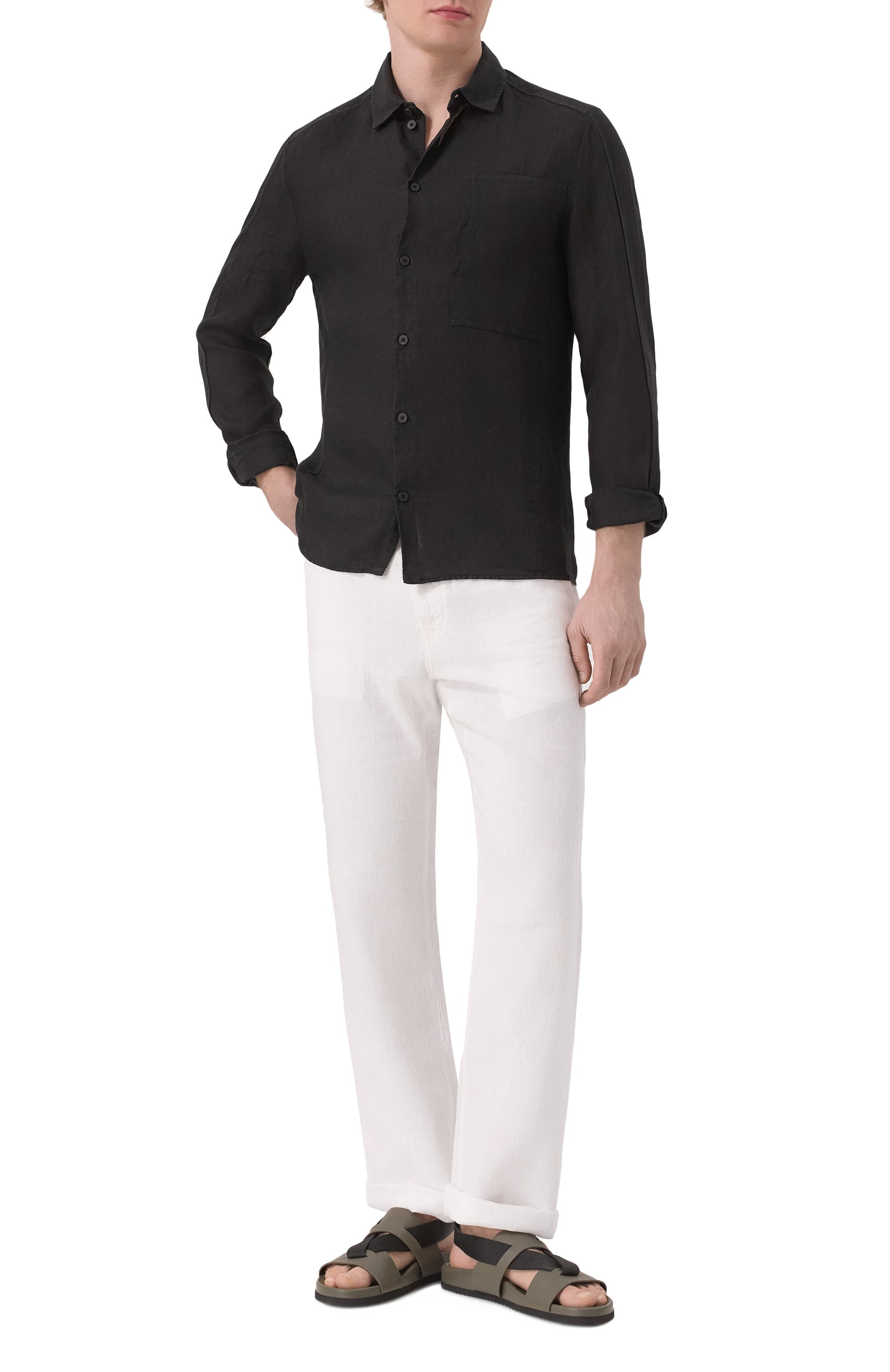 Комбинированные сандалии VIC MATIE хаки цвета по цене 37450 руб., арт. 1G8850U_E46BQRB314, фото 2 Комбинированные сандалии VIC MATIE, арт. 1G8850U_E46BQRB314, фото 2