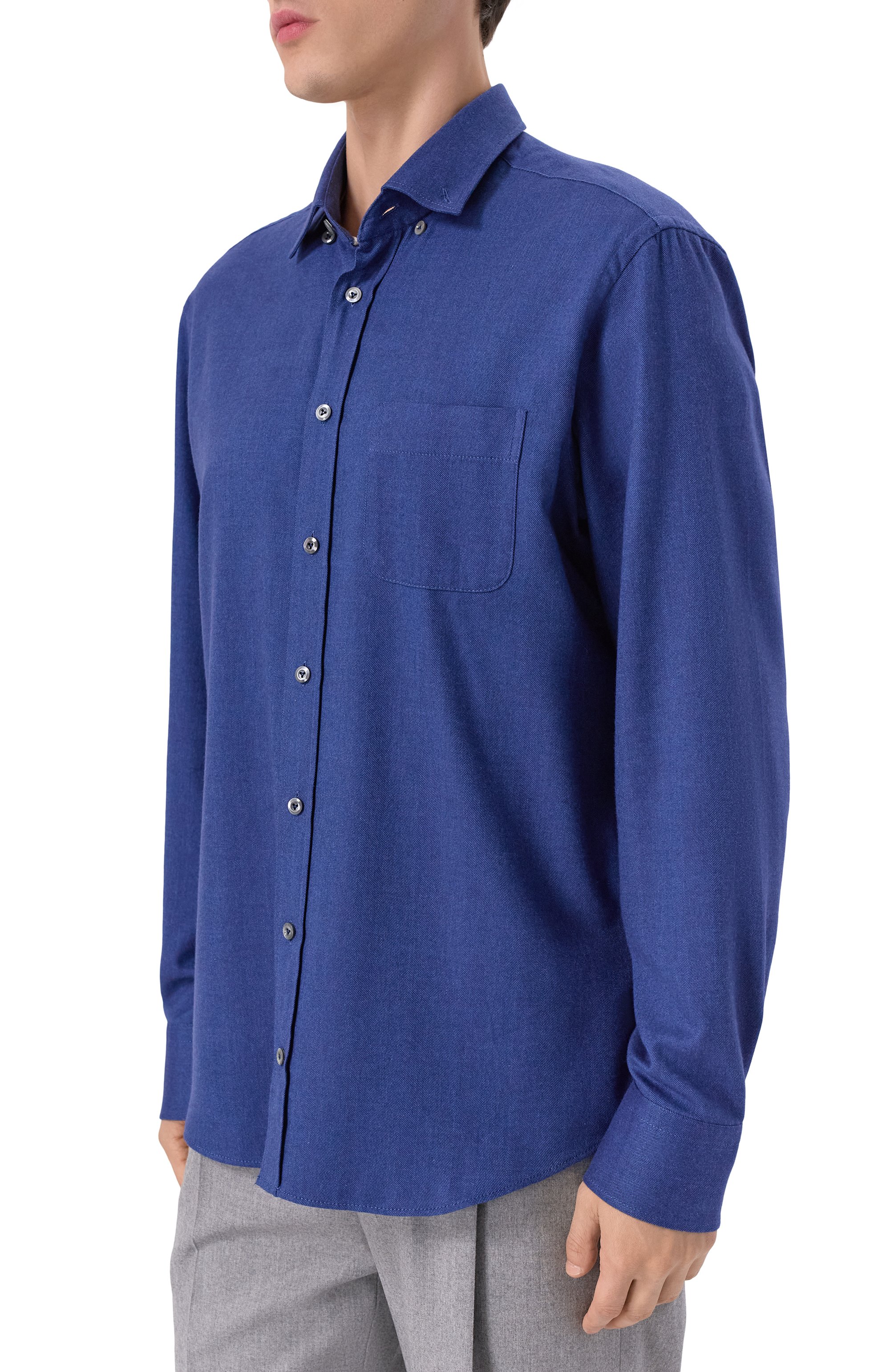 Рубашка из хлопка и лиоцелла VAN LAACK, арт. VL-R0Y-PTFK/155048, фото 3