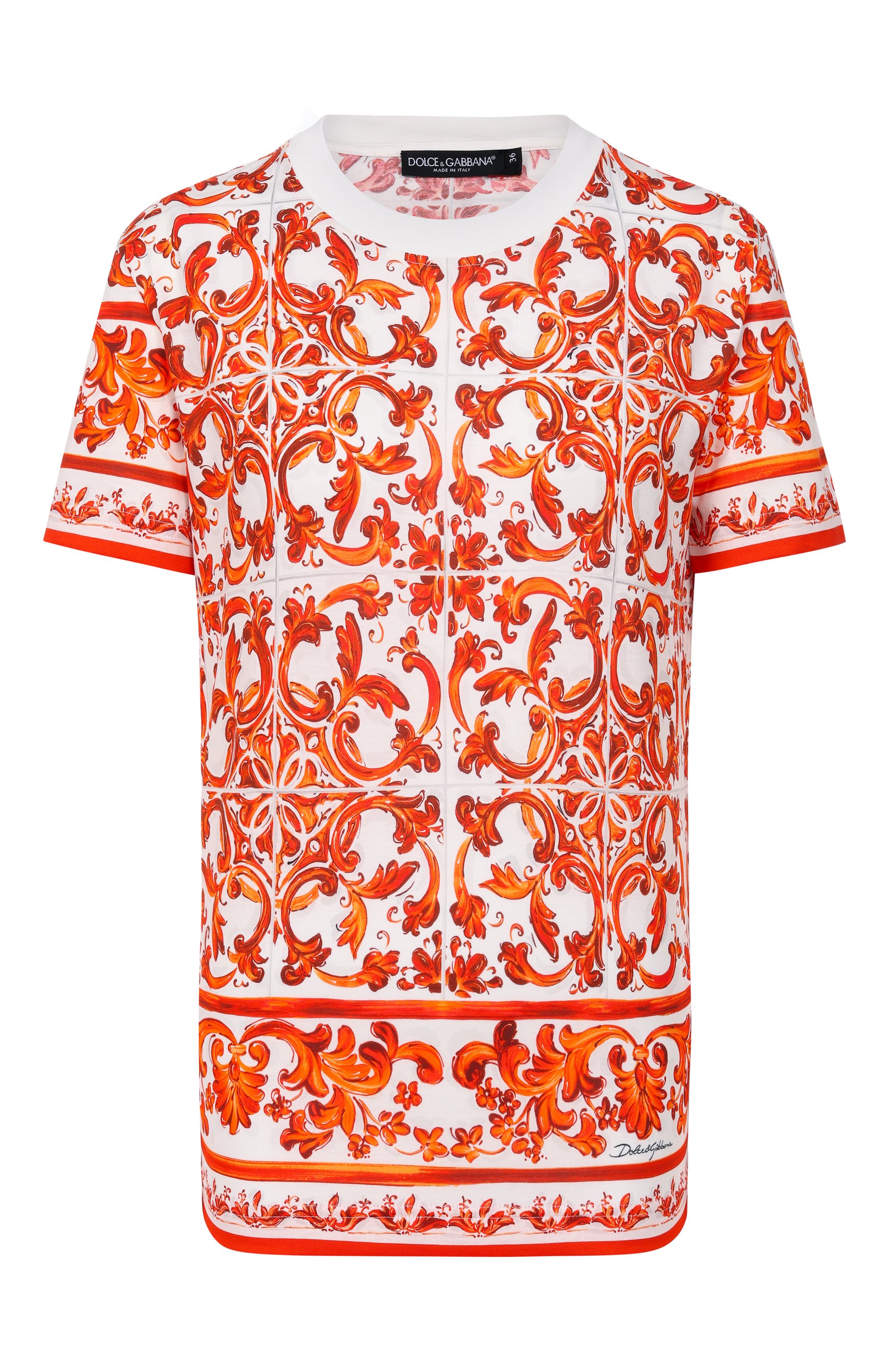 Хлопковая футболка DOLCE & GABBANA, арт. F8V42T/GDDT6, фото 1