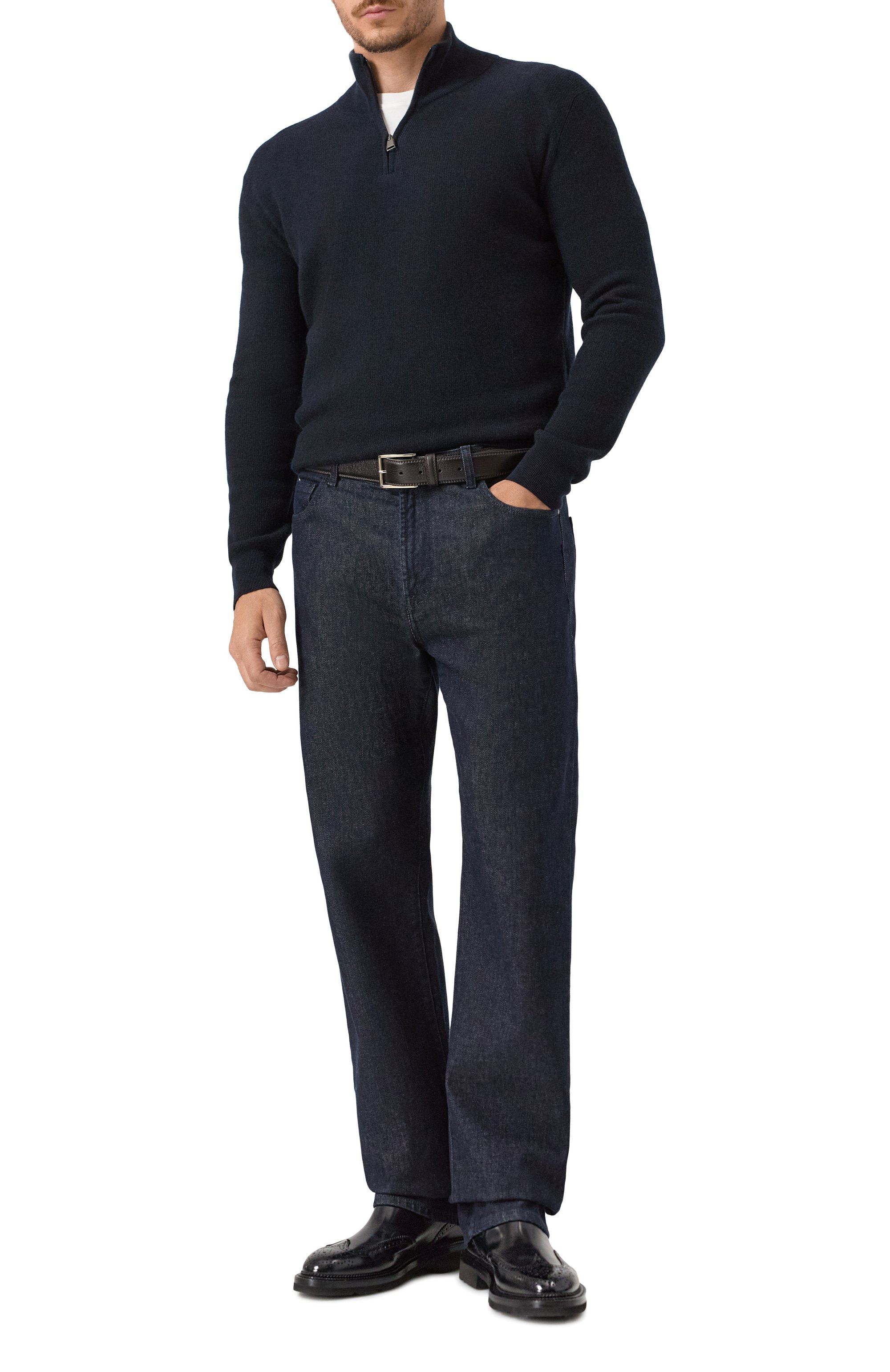 Джемпер из кашемира и шерсти BRIONI, арт. UMS70L0CK12, фото 2