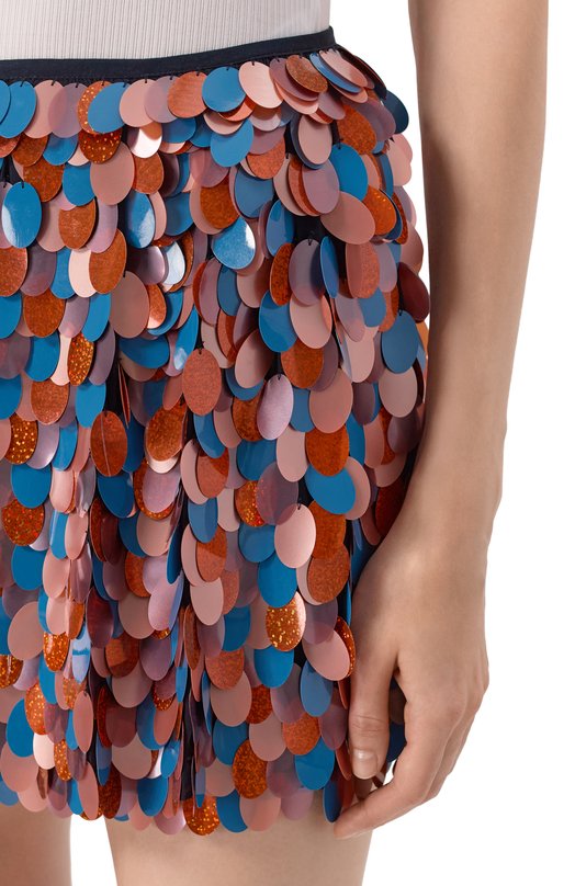 Юбка из вискозы Dries Van Noten 010602-2317-504 Разноцветный  010602-2317-504 Фото 5