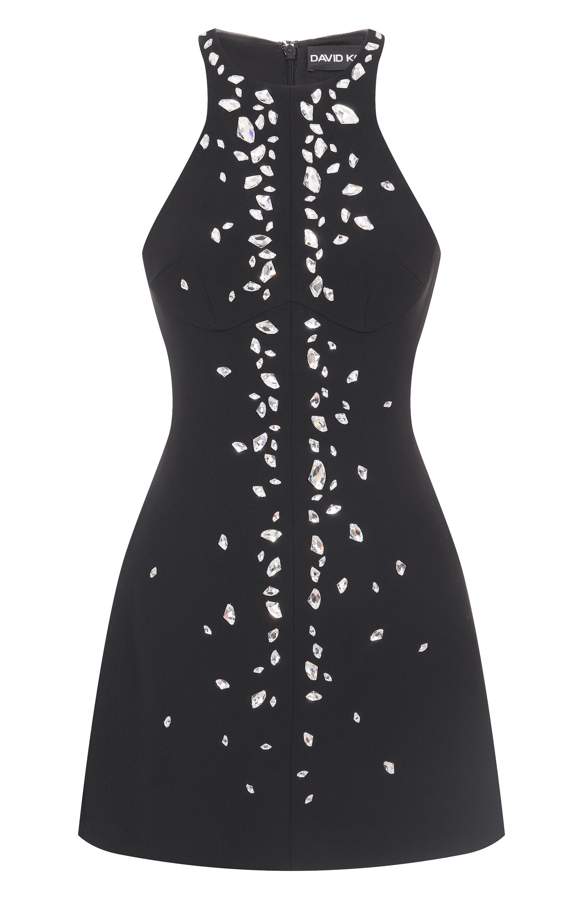 Платье с отделкой стразами DAVID KOMA, арт. RE25DK25DA, фото 1