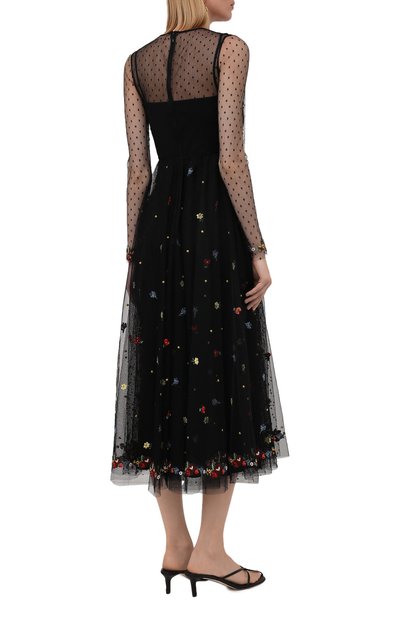 Платье REDVALENTINO черного цвета по цене 135000 руб., арт. WR3VA18N/632, фото 4 Платье REDVALENTINO, арт. WR3VA18N/632, фото 4