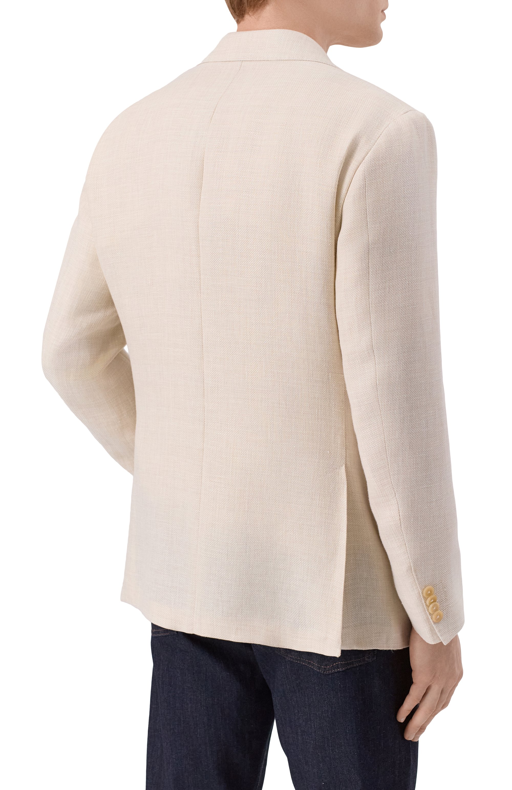 Пиджак изо льна и шерсти CORNELIANI, арт. 27X008/2718258, фото 4