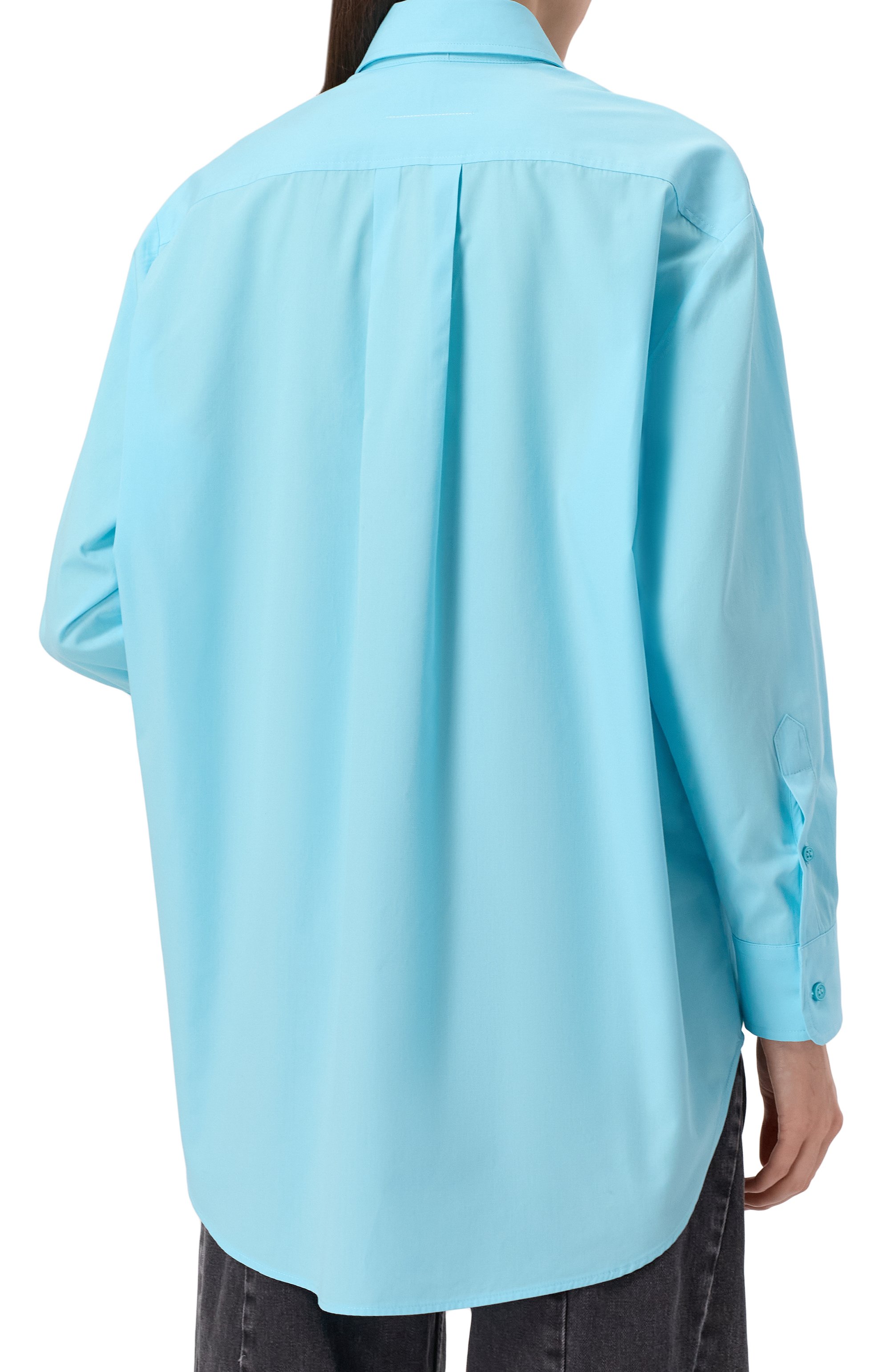 Хлопковая рубашка MM6, арт. S52DT0047/M35152, фото 4