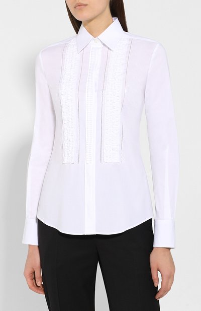 Хлопковая рубашка DOLCE & GABBANA, арт. F5K47T/FUEAJ, фото 3