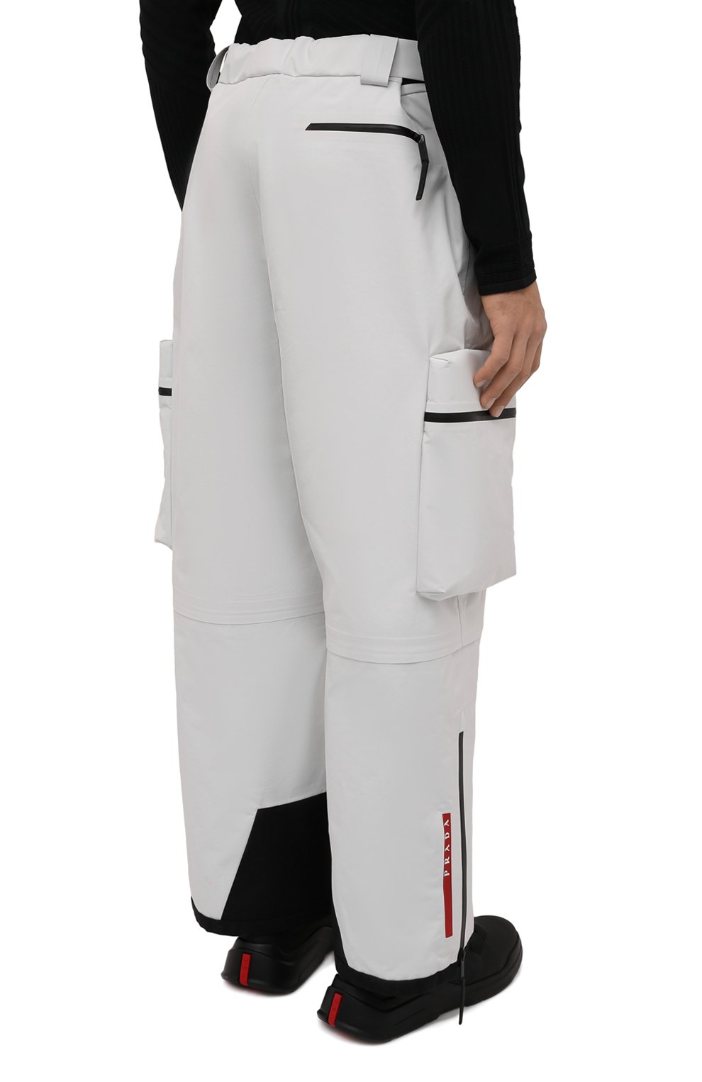 Утепленные брюки PRADA, арт. SPH124-1ZIW-F0K74-202, фото 4