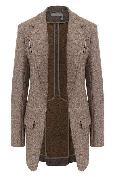 Жакет прямого кроя с поясом CHLOÉ, арт. CHC18WVE62073, фото 1