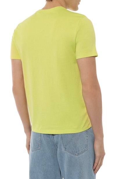 Хлопковая футболка VAN LAACK салатового цвета по цене 13250 руб., арт. PA0L0/Z20044, фото 4 Хлопковая футболка VAN LAACK, арт. PA0L0/Z20044, фото 4