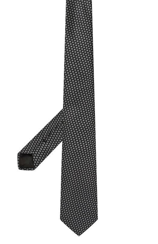 Шелковый галстук Giorgio Armani GM000800/TE13670 Чёрный  GM000800/TE13670 Фото 3