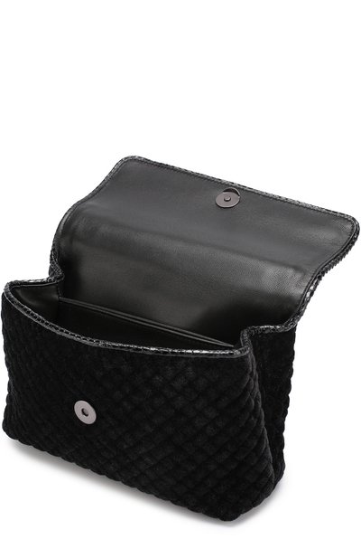 Сумка baby olimpia из бархата с отделкой из кожи змеи BOTTEGA VENETA, арт. 432241/VB0R1, фото 4