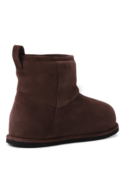 Замшевые полусапоги Heidi Amina Muaddi HEIDI B00T/CR0STA Коричневый  HEIDI B00T/CR0STA Фото 5