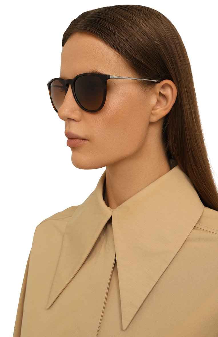 Женские солнцезащитные очки RAY-BAN коричневого цвета, арт. 4171-865/13 | Фото 2 (Статус проверки: Проверена категория, Требуются правки; Тип очков: С/з; Региональные ограничения белый список (Axapta Mercury): RU, Не проставлено; Нос: Не проставлено; Кросс-КТ: С/з-унисекс; Материал: Металл; Очки форма: Круглые; Оптика Гендер: оптика-унисекс)