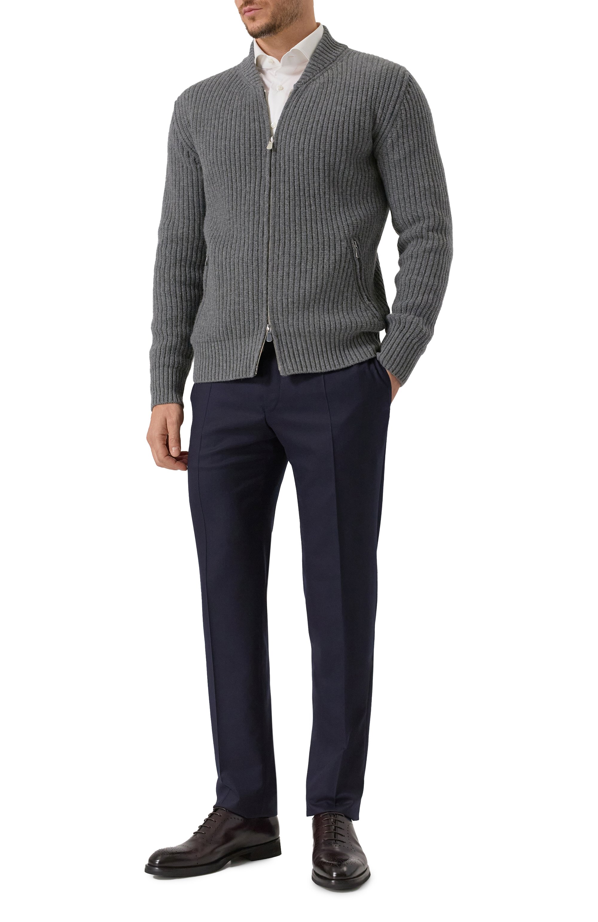 Шерстяные брюки CANALI, арт. 71019/AN00019, фото 2