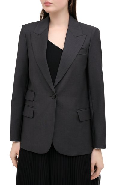 Жакет ZADIG AND VOLTAIRE темно-серого цвета по цене 66800 руб., арт. WJCA0210F, фото 3 Жакет ZADIG AND VOLTAIRE, арт. WJCA0210F, фото 3