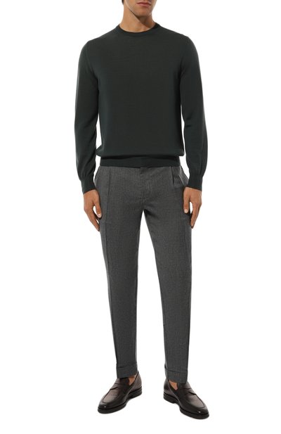 Шерстяные брюки CAPOBIANCO, арт. 17M808.FL00., фото 2