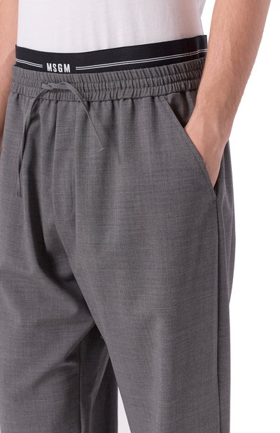 Шерстяные брюки MSGM, арт. 3940MP12/257605, фото 5