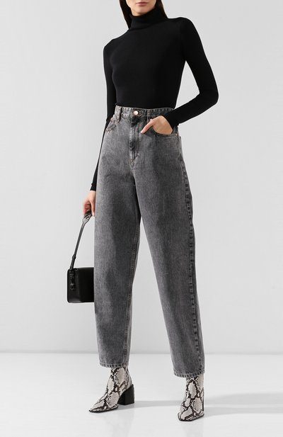 Джинсы ISABEL MARANT ETOILE светло-серого цвета по цене 26950 руб., арт. PA1360-19A022E/C0RSYJ, фото 2 Джинсы ISABEL MARANT ETOILE, арт. PA1360-19A022E/C0RSYJ, фото 2