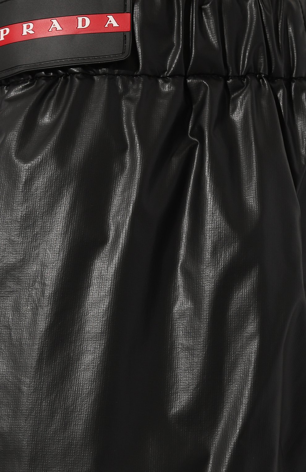 Джоггеры prada linea rossa PRADA черного цвета по цене 120000 руб., арт. 22T785-1T2Y-F0002-201, фото 5 Джоггеры prada linea rossa PRADA, арт. 22T785-1T2Y-F0002-201, фото 5