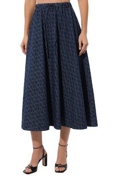 Джинсовая юбка VALENTINO, арт. 5B3DD17V8M9, фото 3