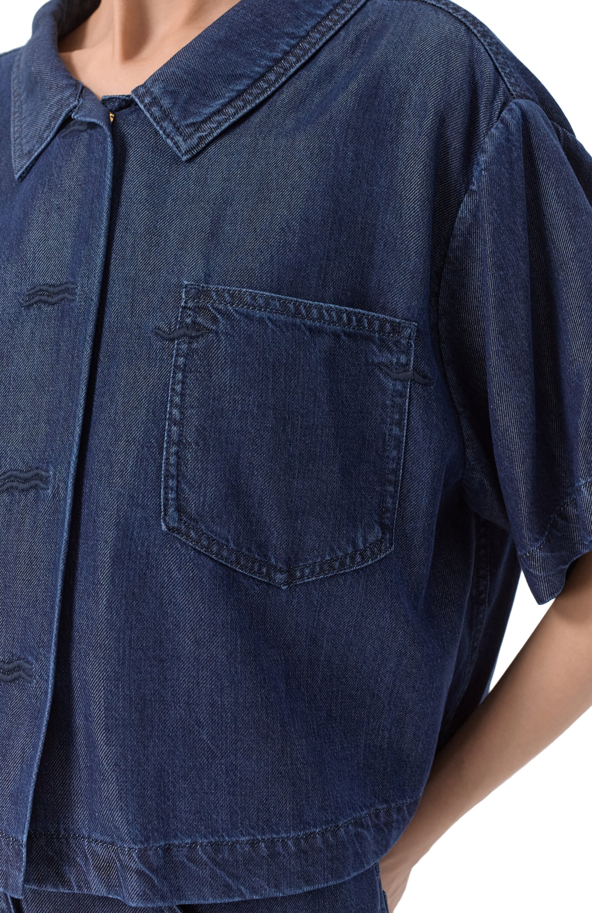 Джинсовая рубашка GIORGIO ARMANI, арт. GW000765/AF15323, фото 5