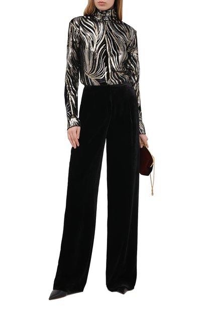 Бархатные брюки ZUHAIR MURAD, арт. TRP20340/VESB003, фото 2