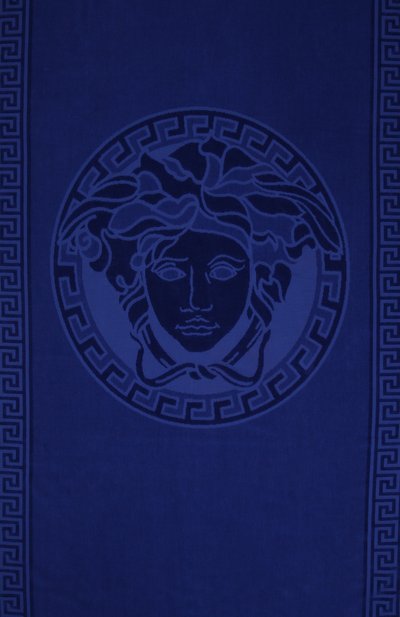 Хлопковое полотенце VERSACE синего цвета по цене 41100 руб., арт. ITEL001/1F01264, фото 3 Хлопковое полотенце VERSACE, арт. ITEL001/1F01264, фото 3
