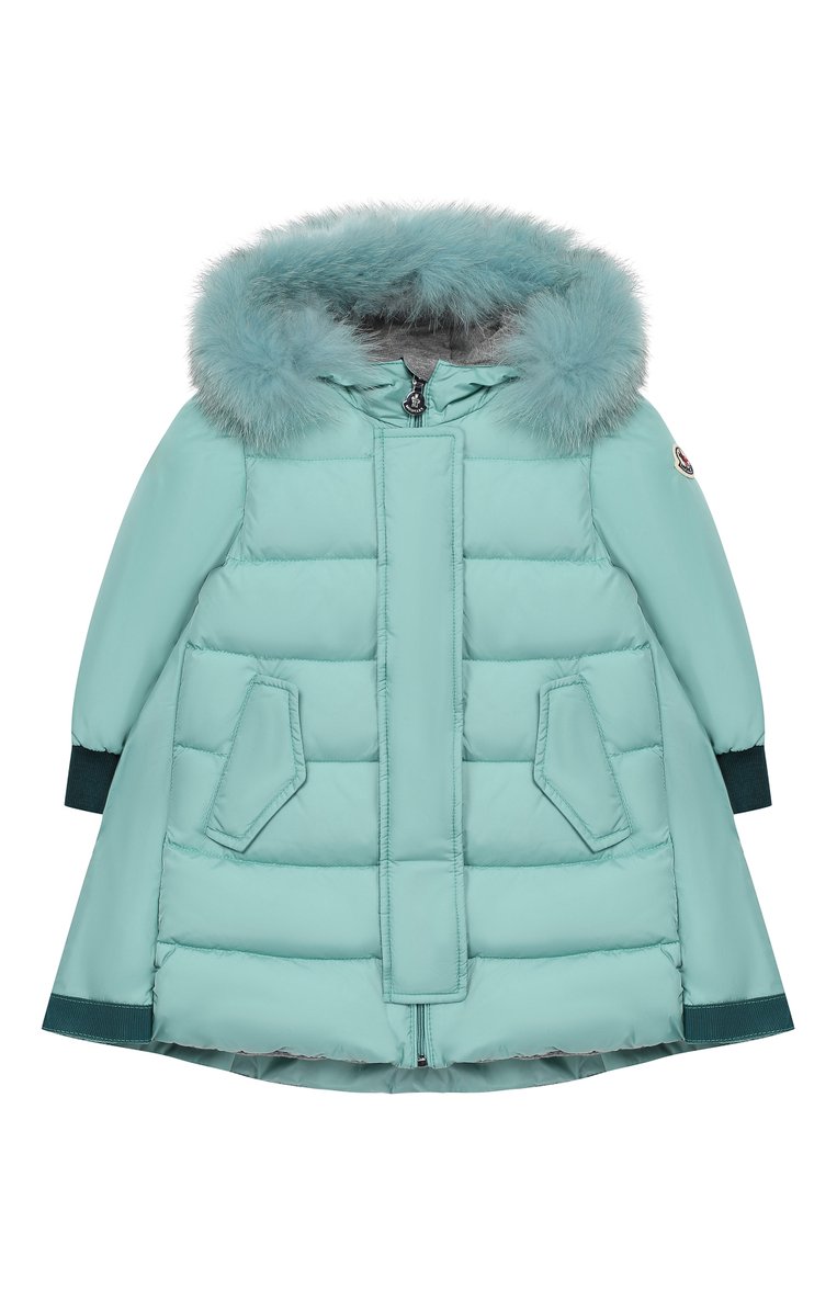Пуховое пальто с капюшоном MONCLER ENFANT, арт. D2-951-49934-25-68352, фото 1