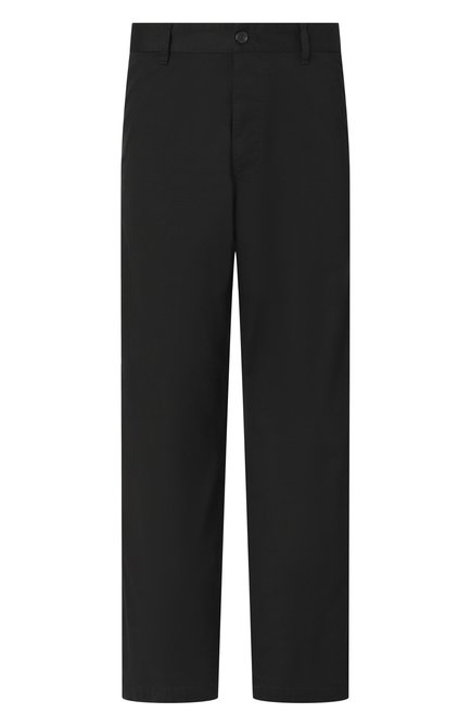 Мужские хлопковые брюки DSQUARED2 черного цвета, арт. S79KA0081/S35175 | Фото 1 (Материал внешний: Хлопок; Длина (брюки, джинсы): Стандартные; Материал сплава: Проставлено; Драгоценные камни: Проставлено)