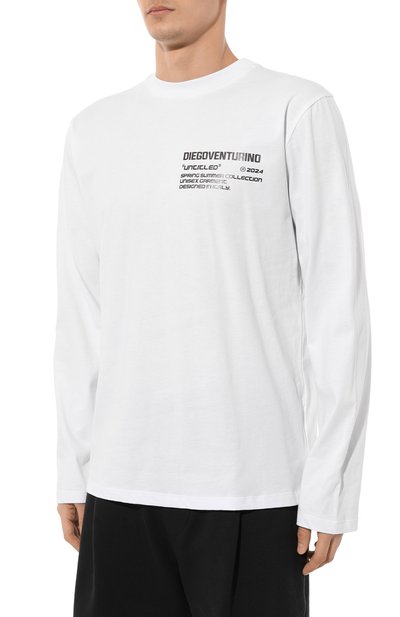 Хлопковый лонгслив DIEGO VENTURINO, арт. D3S4TS-MLBASIC2, фото 3