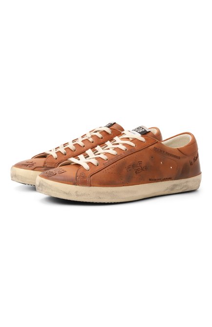 Мужские кожаные кеды GOLDEN GOOSE DELUXE BRAND, арт. GMF00105.F007546