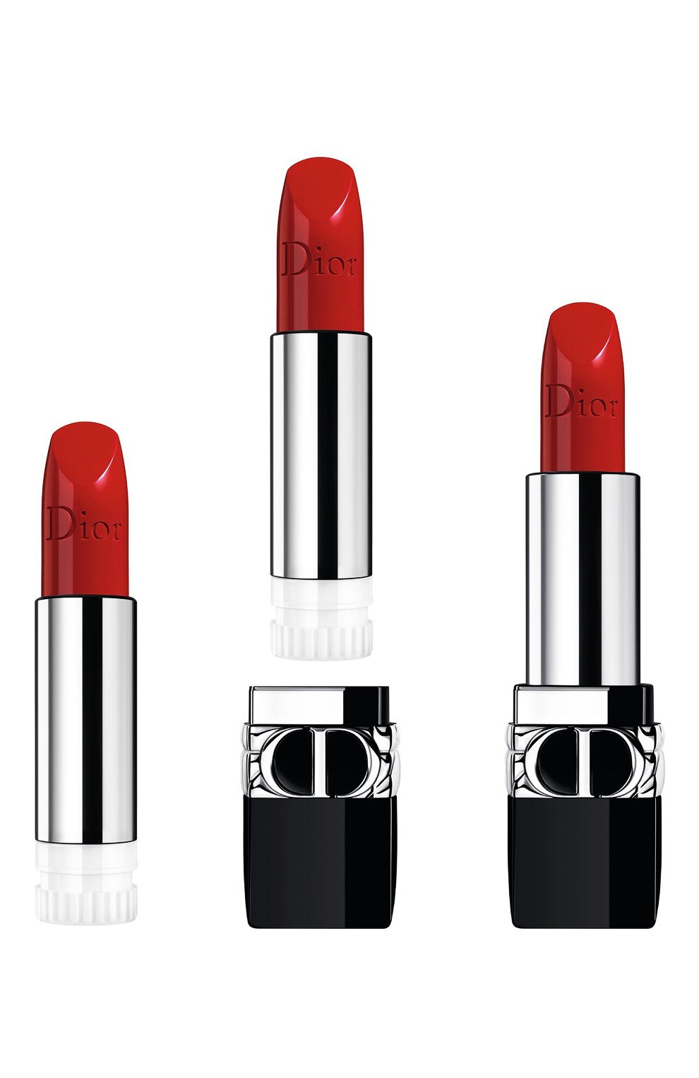 Рефил помады для губ с матовым финишем rouge dior matte lipstick, оттенок 772 классика (3.5g) DIOR  цвета, арт. C317400772 | Фото 3 (Финишное покрытие: Матовый)