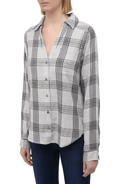 Рубашка из хлопка и вискозы PAIGE, арт. 5382H88-8735, фото 3