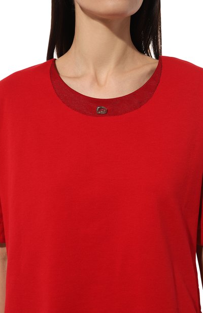 Футболка из хлопка и льна MIDGARD PARIS, арт. V3-TS1401-RD, фото 5