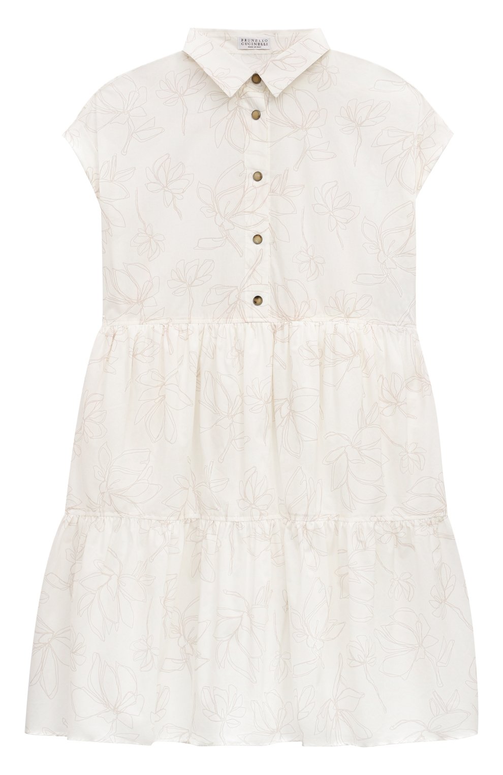 Хлопковое платье BRUNELLO CUCINELLI, арт. BL934A023C, фото 1
