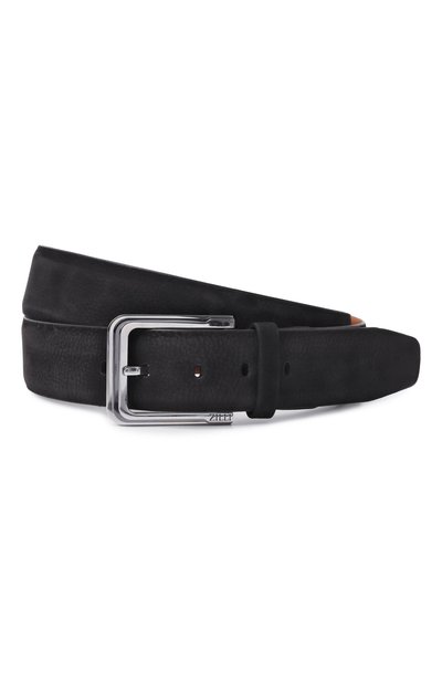 Мужской ремень из нубука ZILLI, арт. B12040M1982VPALRU