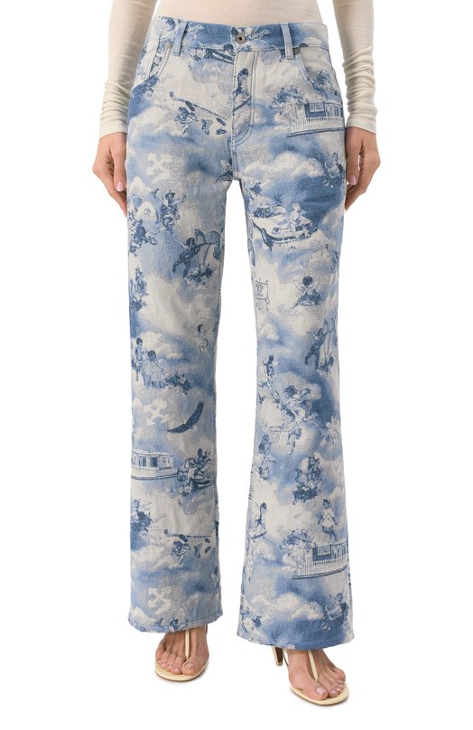 Джинсы Off-White 0WYA062S25FAB001 Голубой  0WYA062S25FAB001 Фото 3