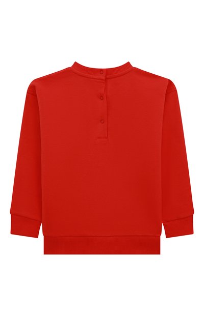 Комплект из свитшота и брюк MOSCHINO красного цвета по цене 17800 руб., арт. MUK03P/LCA40, фото 3 Комплект из свитшота и брюк MOSCHINO, арт. MUK03P/LCA40, фото 3